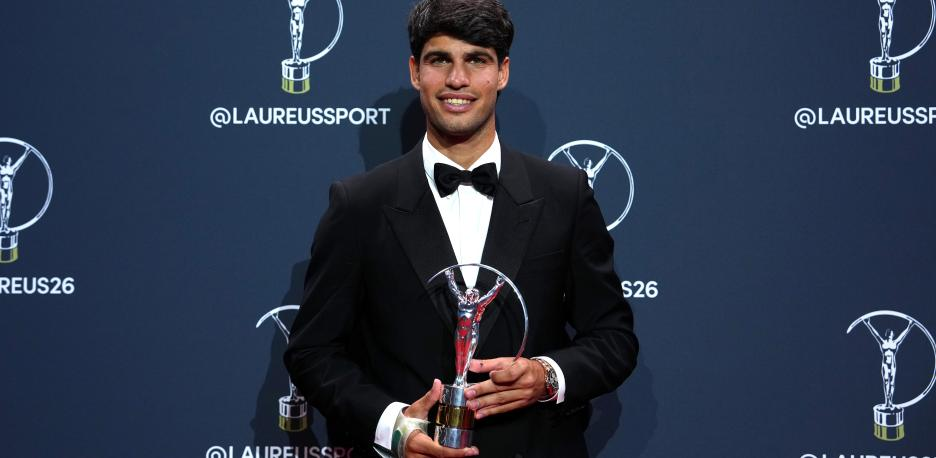 Carlos Alcaraz recibe el premio Laureus | Angel Martinez